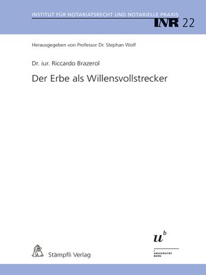 cover image of Der Erbe als Willensvollstrecker